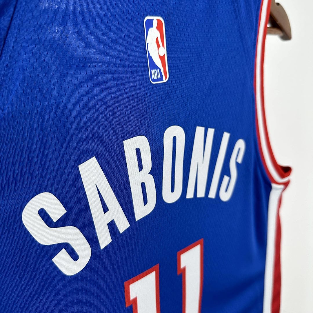 2025 Kings Sabonis #11 City Edition NBA Jersey 4