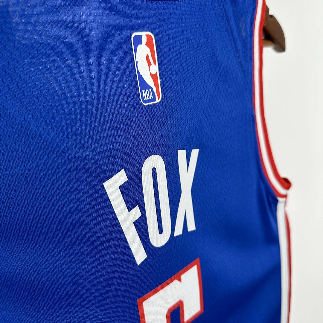 2025 Kings Fox #5 City Edition NBA Jersey 4