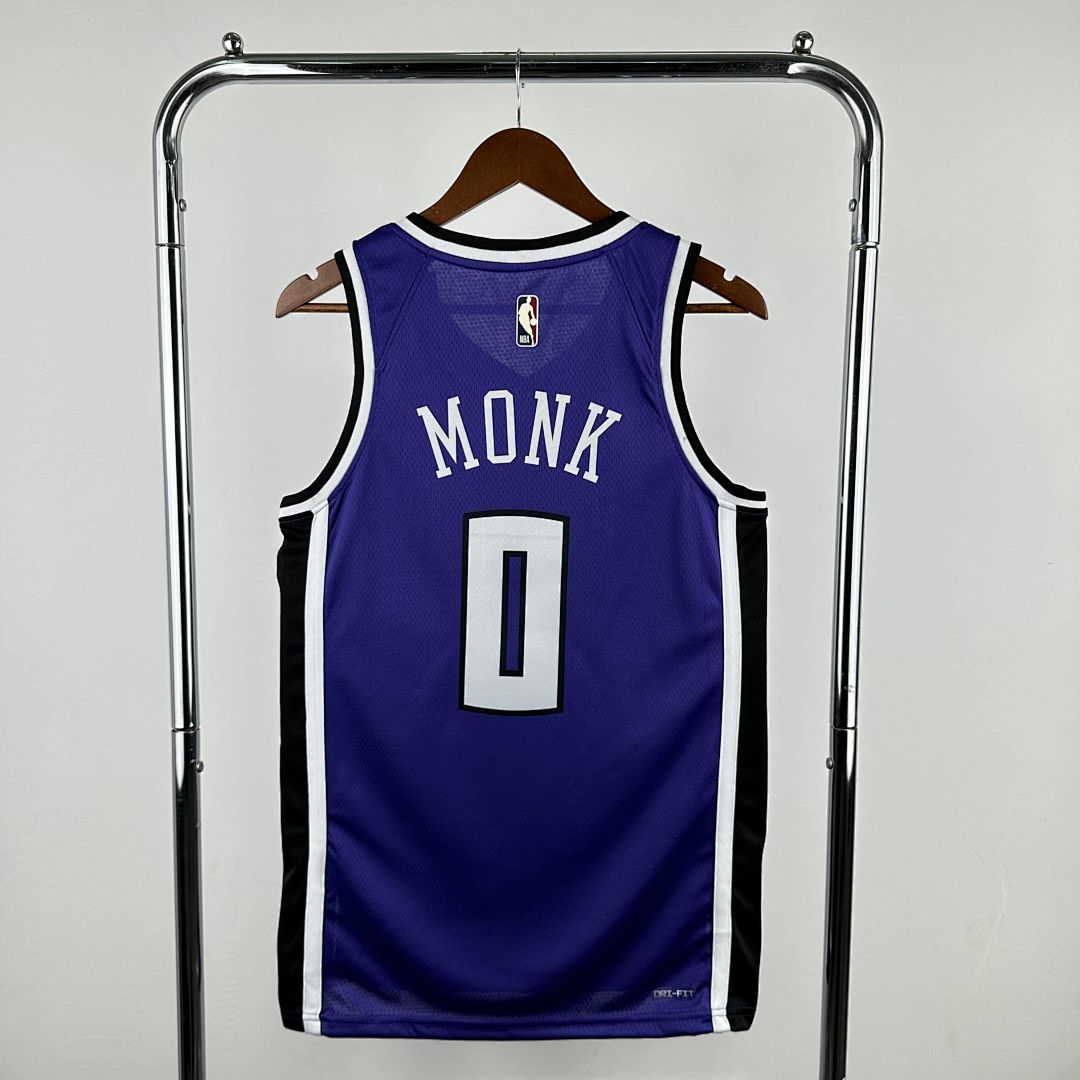 2025 Kings Monk #0 Retro Edition NBA Jersey 7