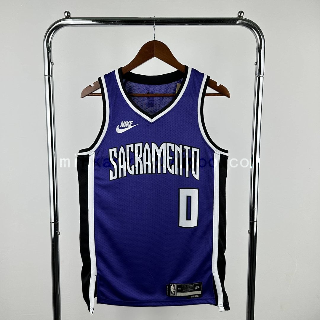 2025 Kings Monk #0 Retro Edition NBA Jersey 8