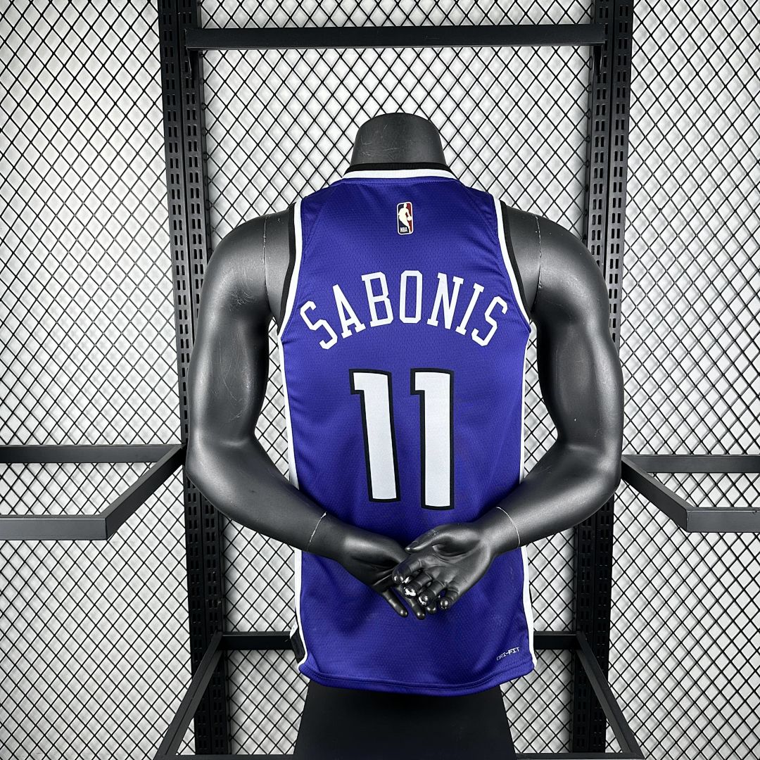 2025 Kings Sabonis #11 Retro Edition NBA Jersey 2