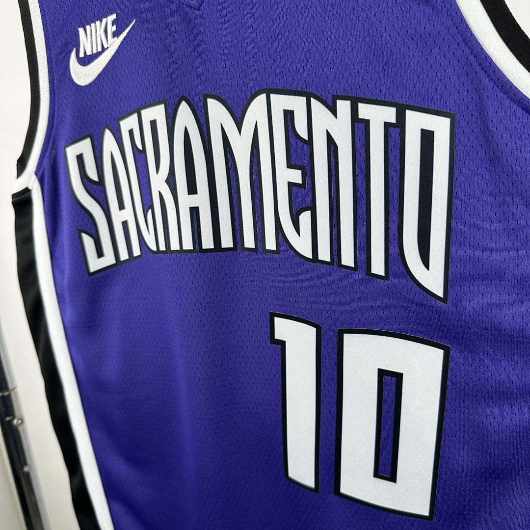 2025 Kings DeRozan #10 Retro Edition NBA Jersey 4