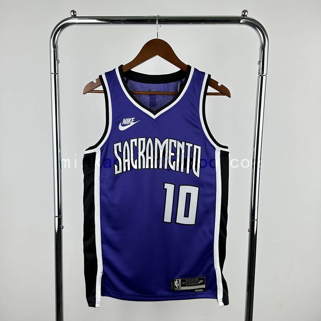 2025 Kings DeRozan #10 Retro Edition NBA Jersey 7