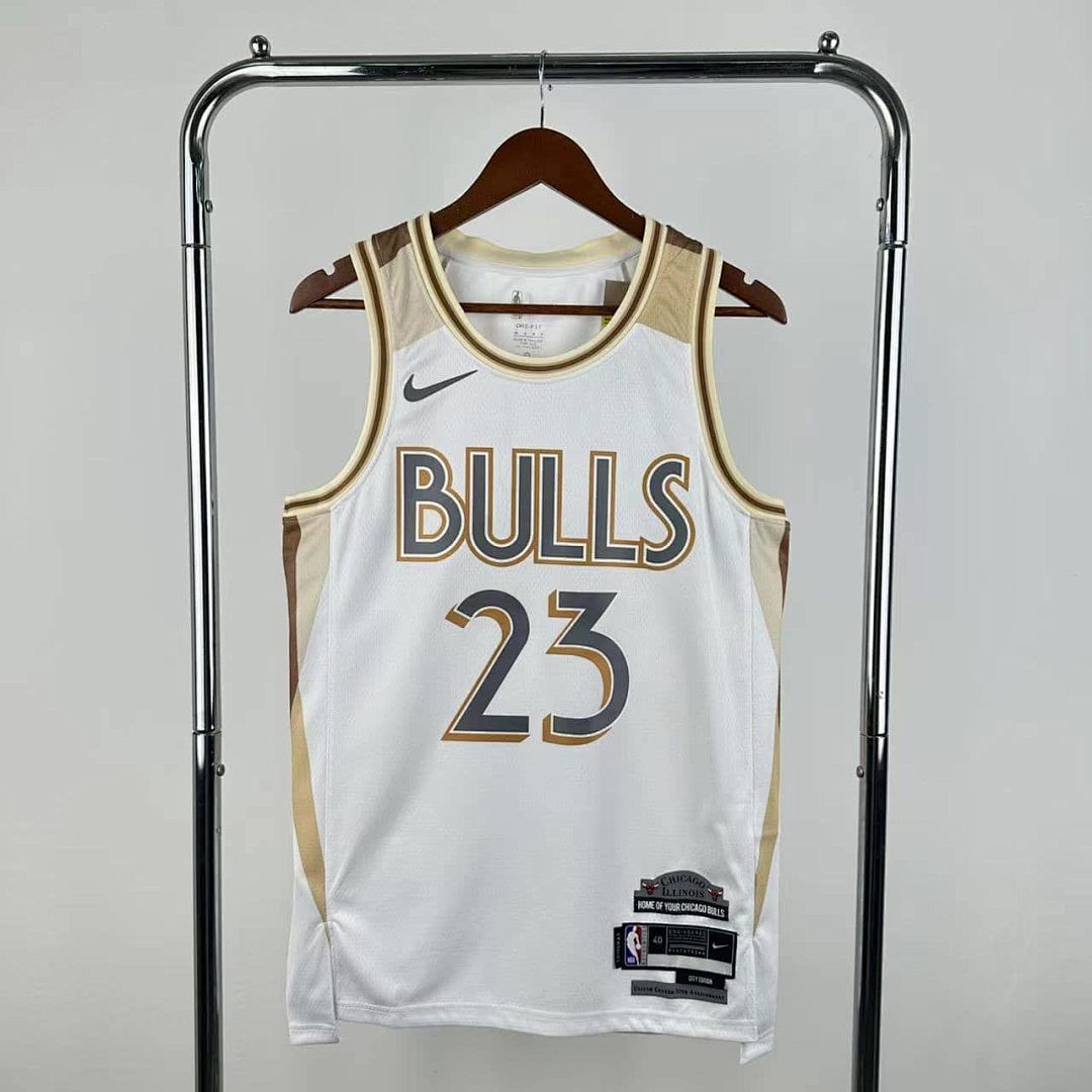 2025 Chicago Bulls Jordan #23 City Edition NBA Jersey 13