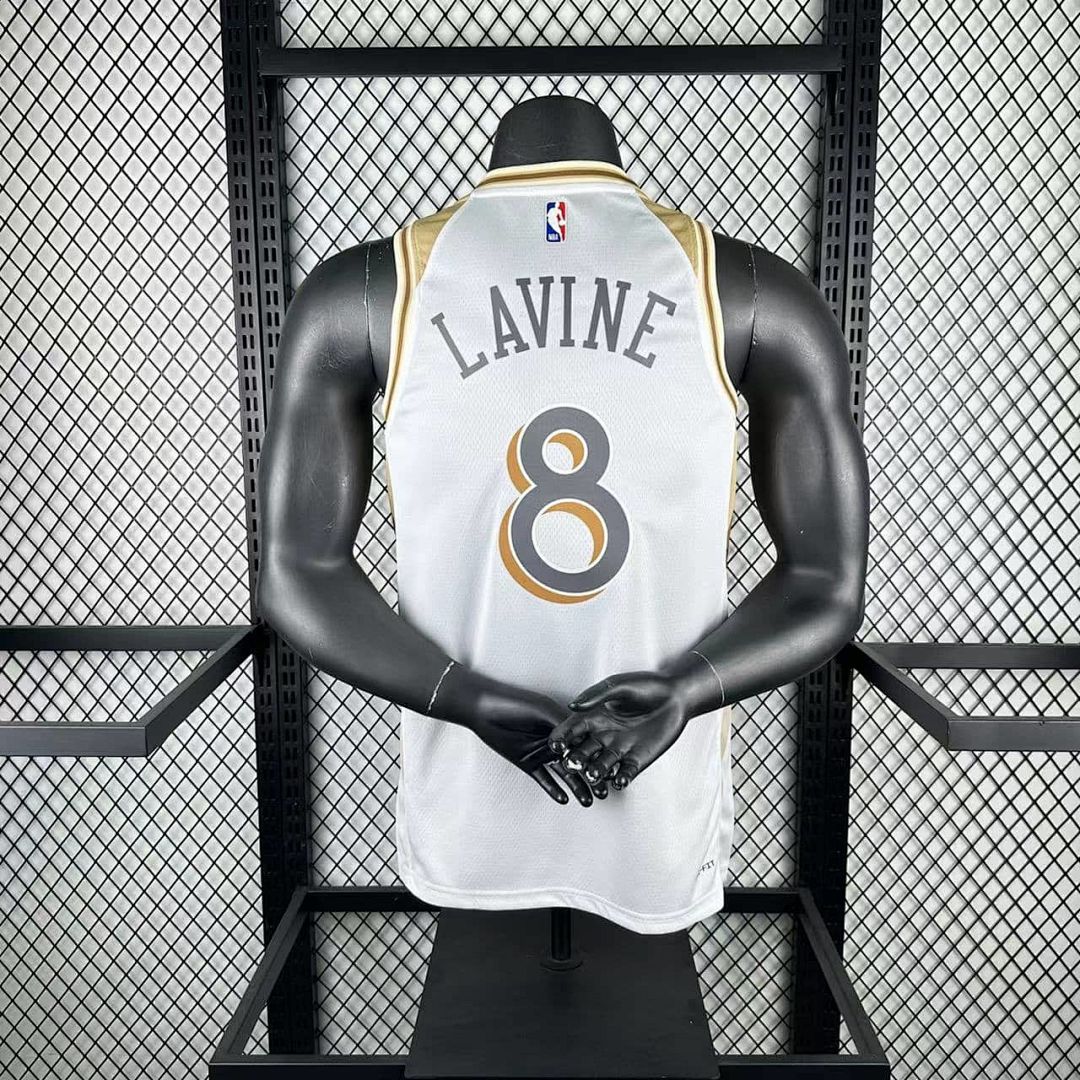2025 Chicago Bulls Lavine #8 City Edition NBA Jersey 2