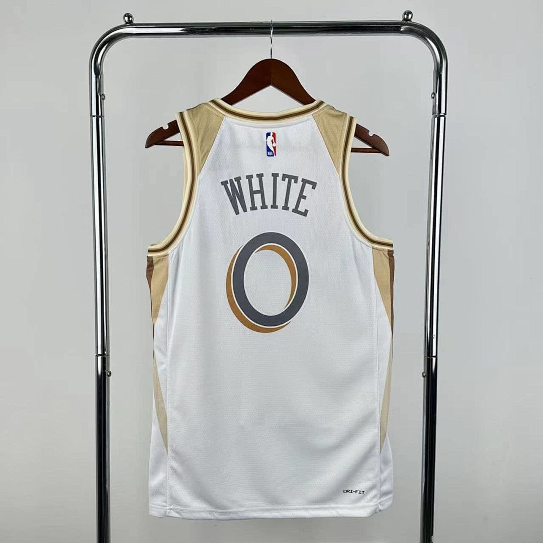 2025 Chicago Bulls blanco #0 City Edition NBA camiseta 12