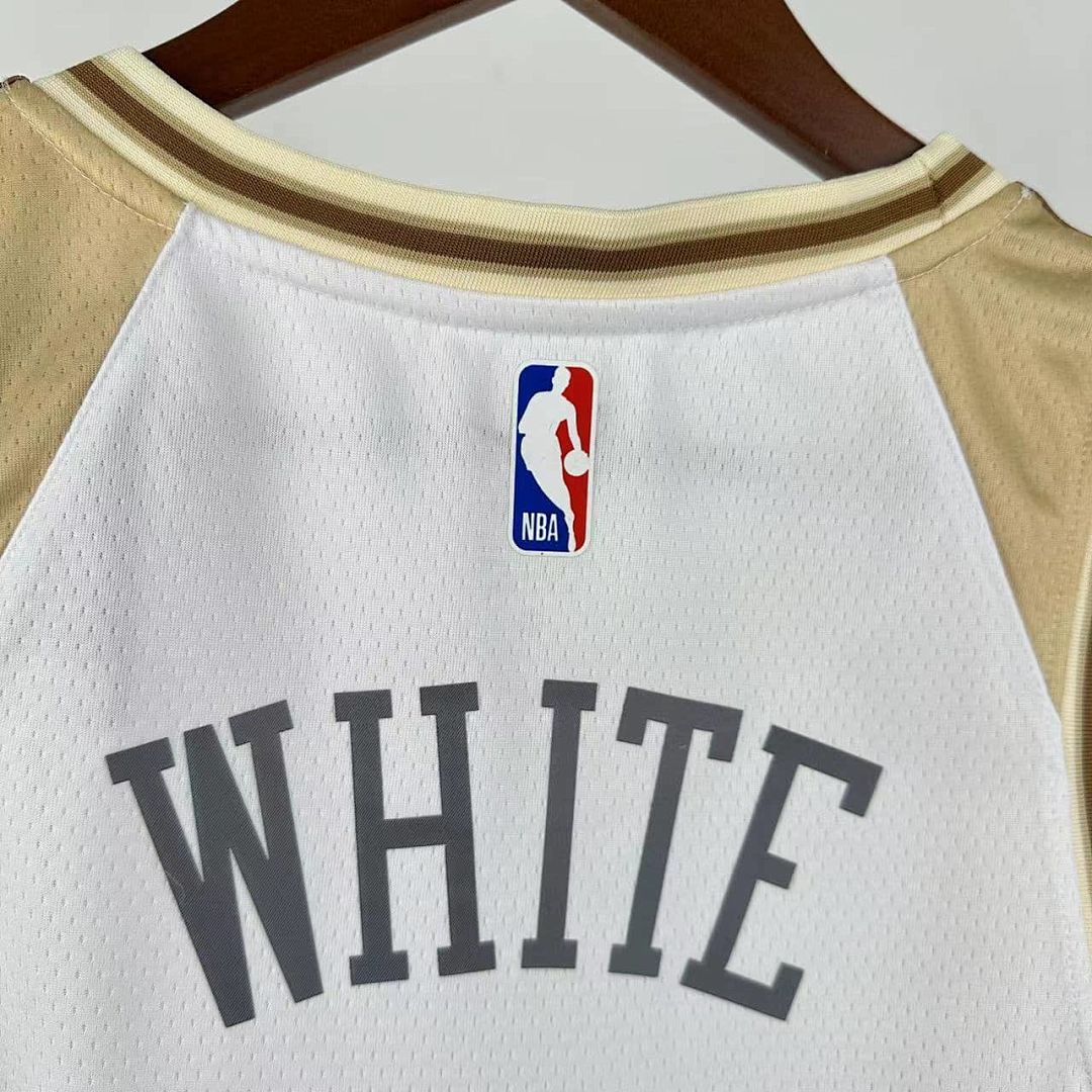 2025 Chicago Bulls blanco #0 City Edition NBA camiseta 5