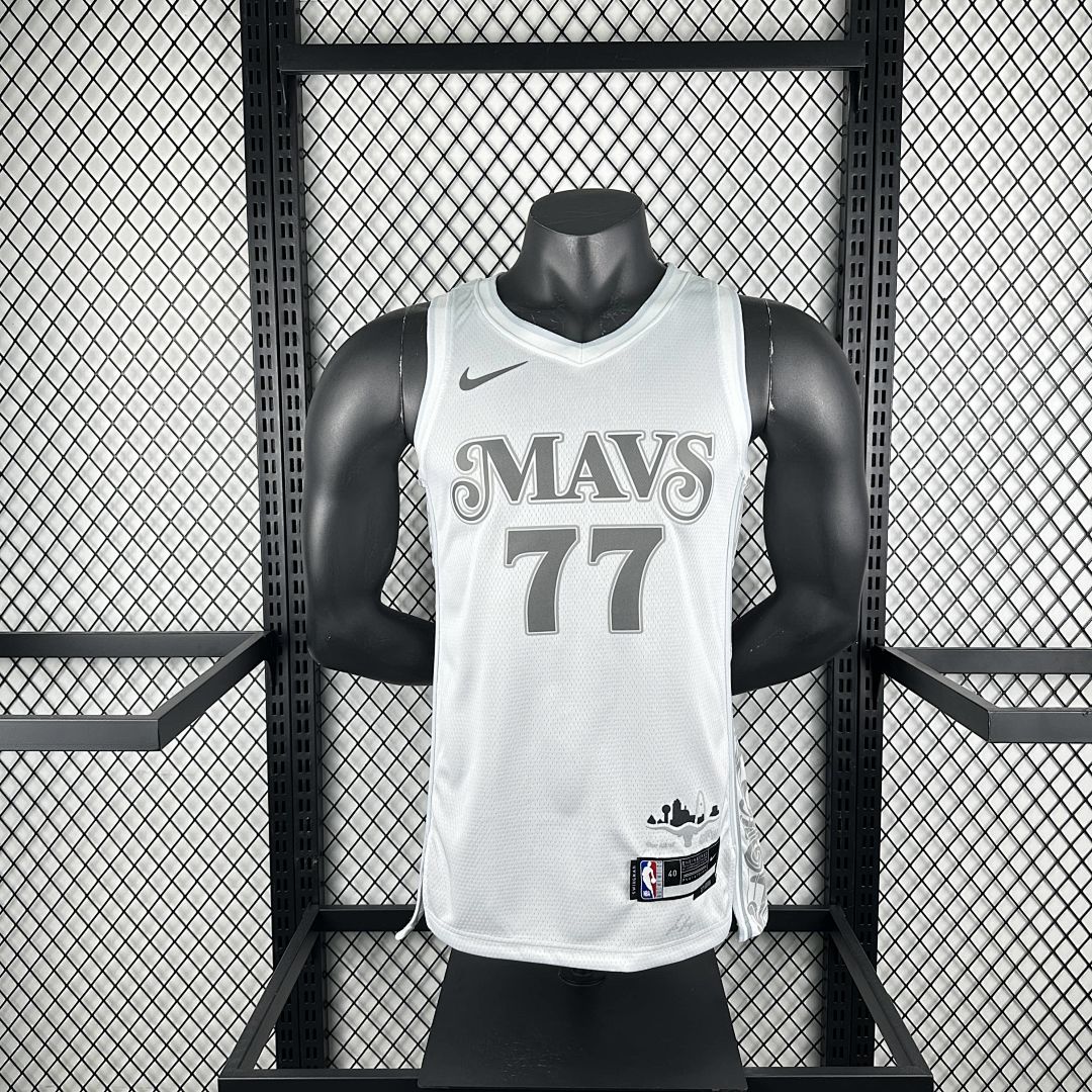 2025 Dallas Mavericks Dončić #77 City Edition NBA Jersey
