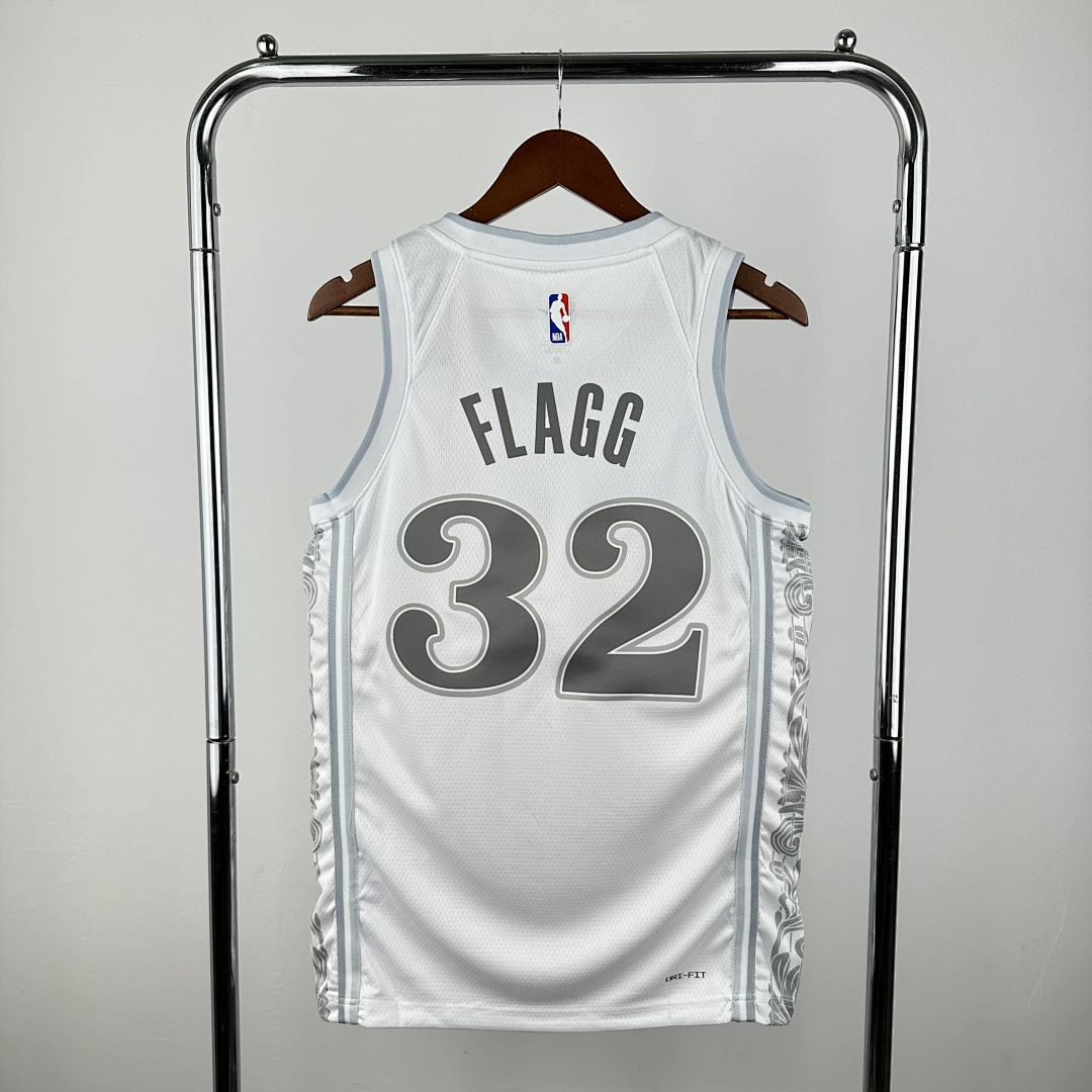 2025 Dallas Mavericks Flagg #32 City Edition NBA camiseta 9