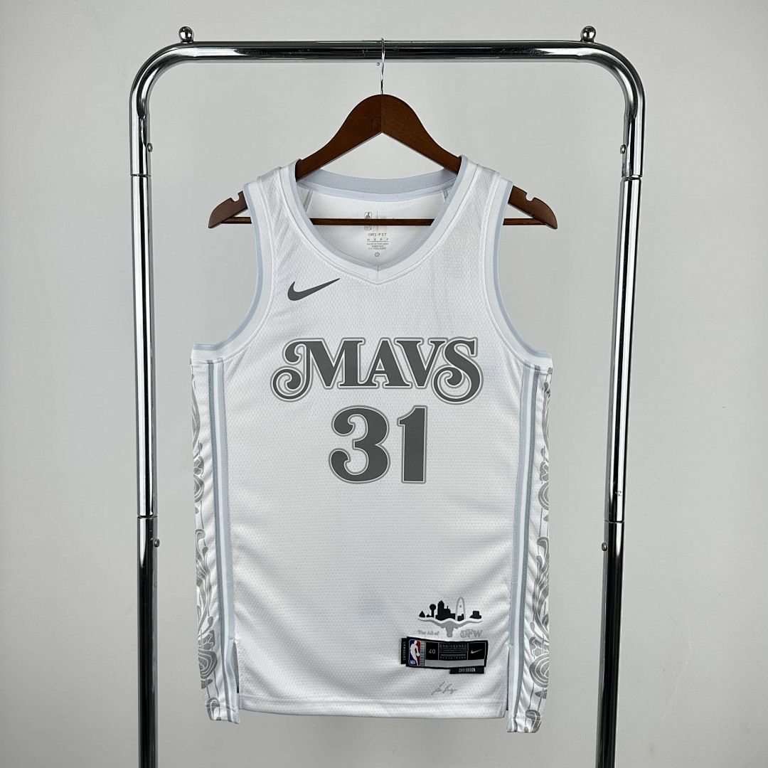 2025 Dallas Mavericks Thompson #31 City Edition NBA Jersey 10