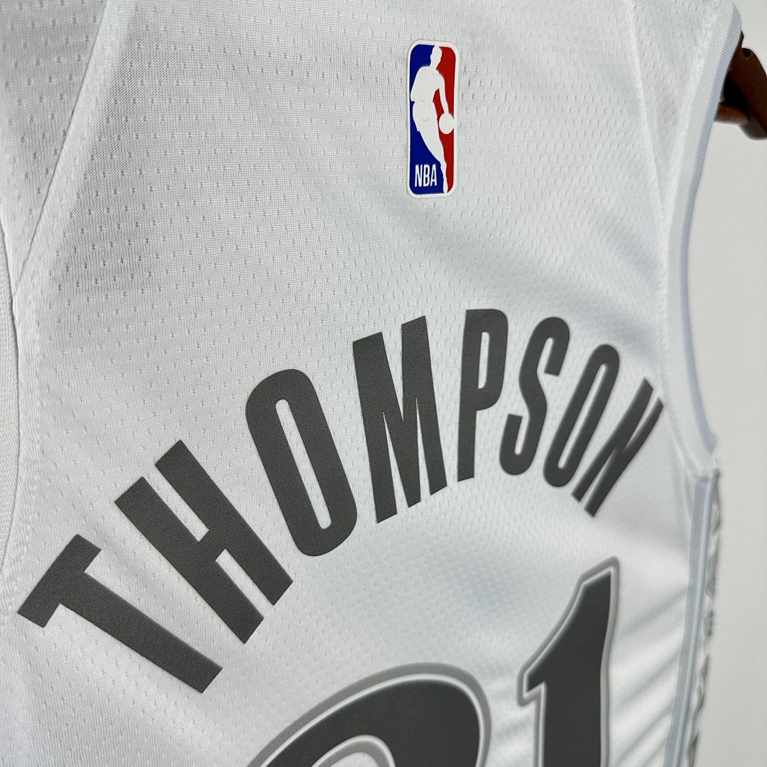 2025 Dallas Mavericks Thompson #31 City Edition NBA Jersey 4