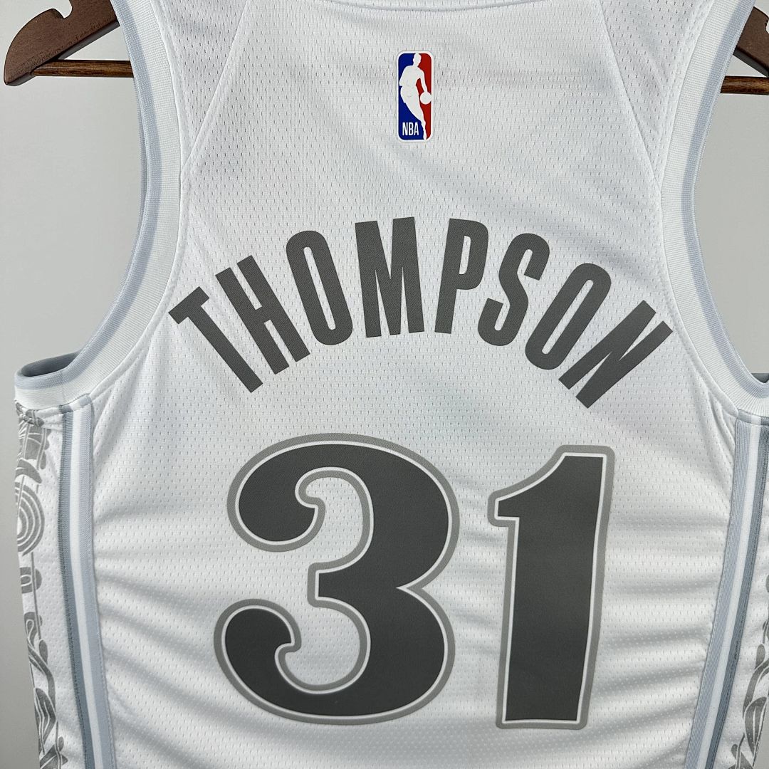 2025 Dallas Mavericks Thompson #31 City Edition NBA Jersey 5
