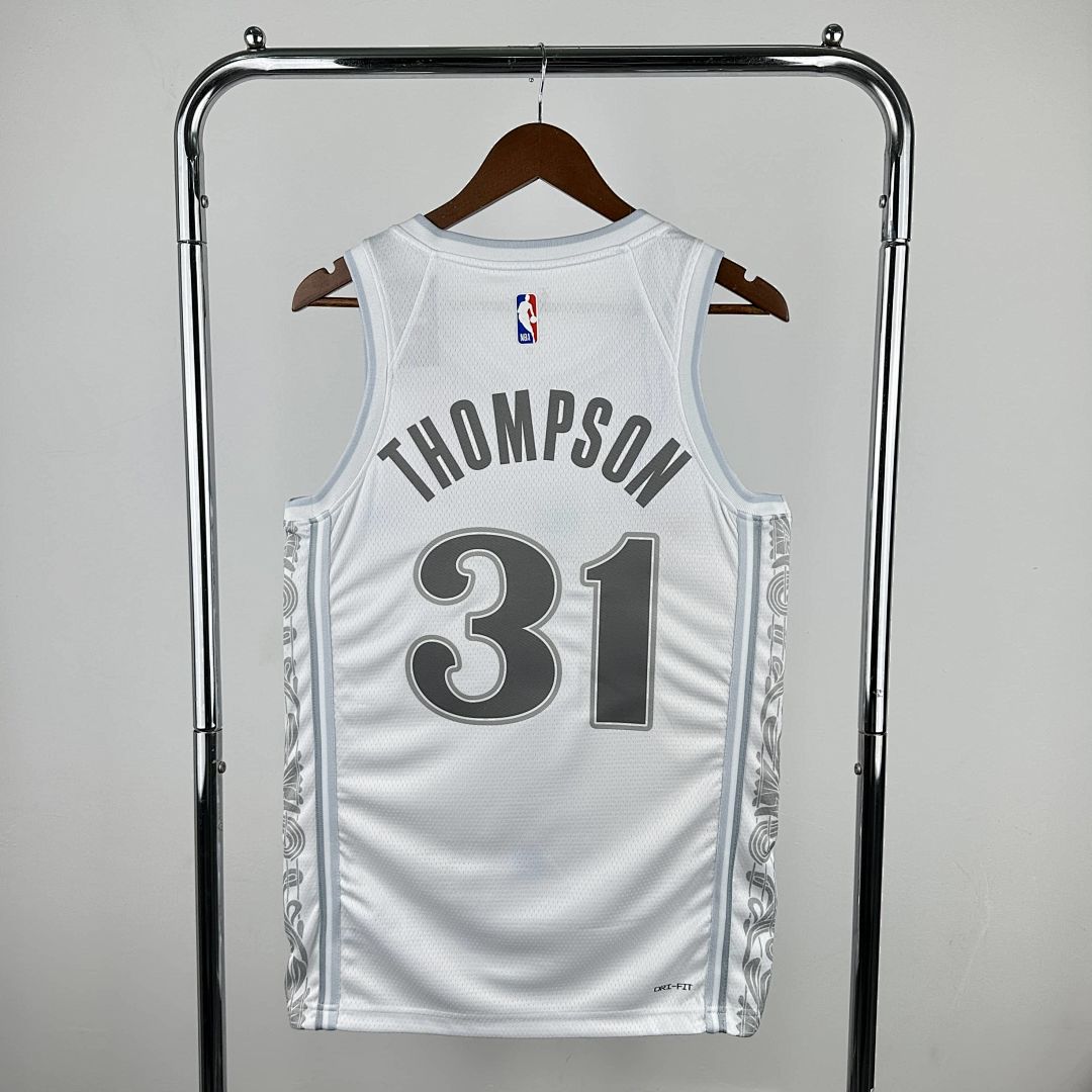 2025 Dallas Mavericks Thompson #31 City Edition NBA Jersey 9