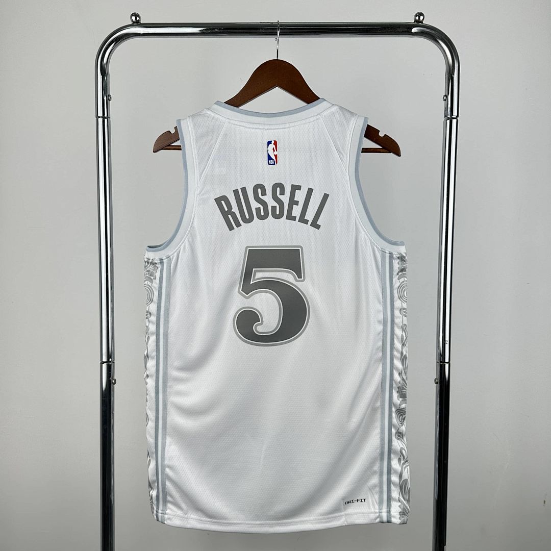 2025 Dallas Mavericks Russell #5 City Edition NBA Jersey 10