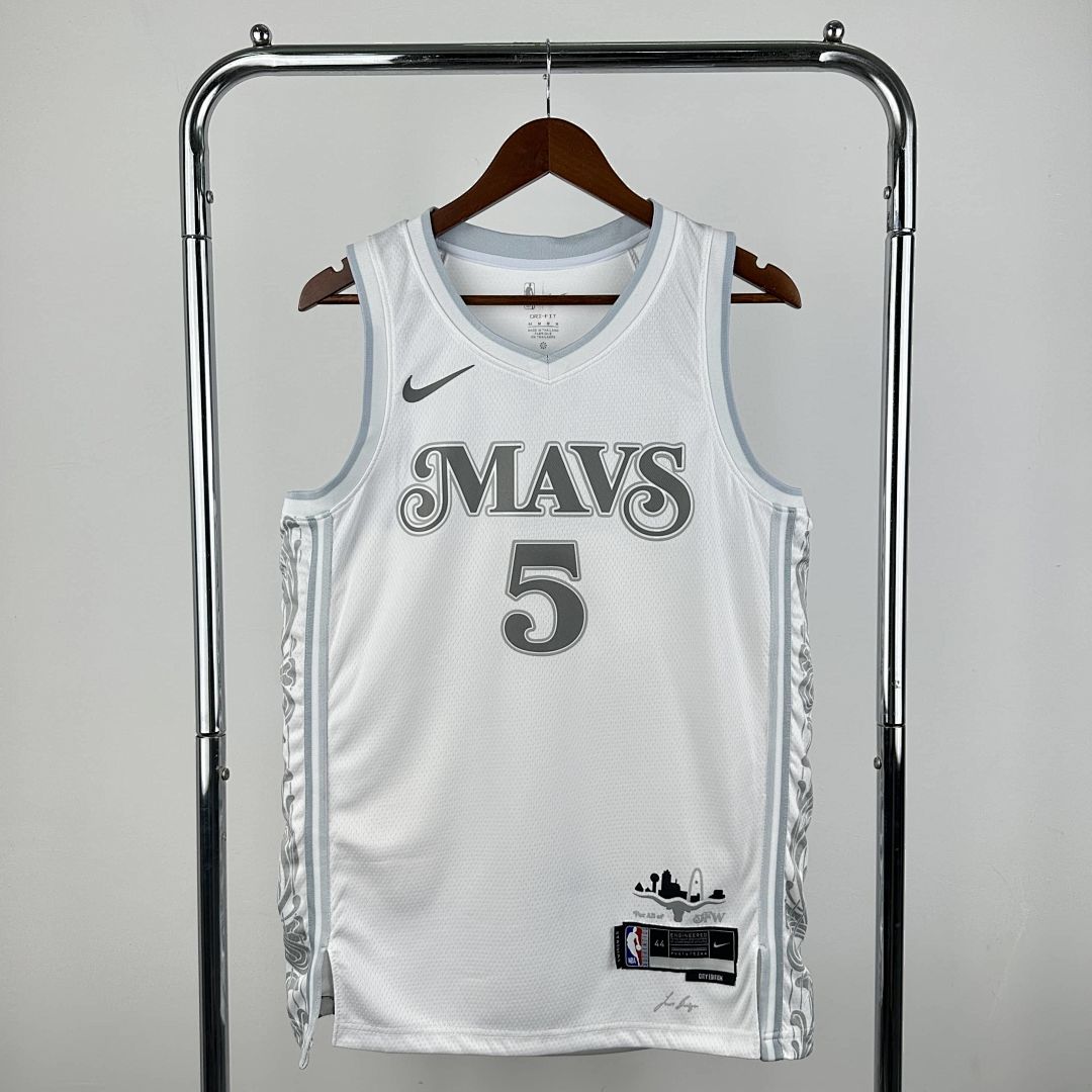 2025 Dallas Mavericks Russell #5 City Edition NBA Jersey 11