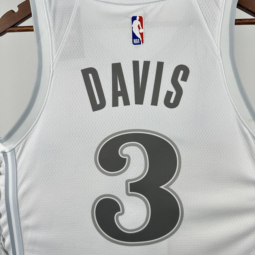 2025 Dallas Mavericks Davis #3 City Edition NBA Jersey 5