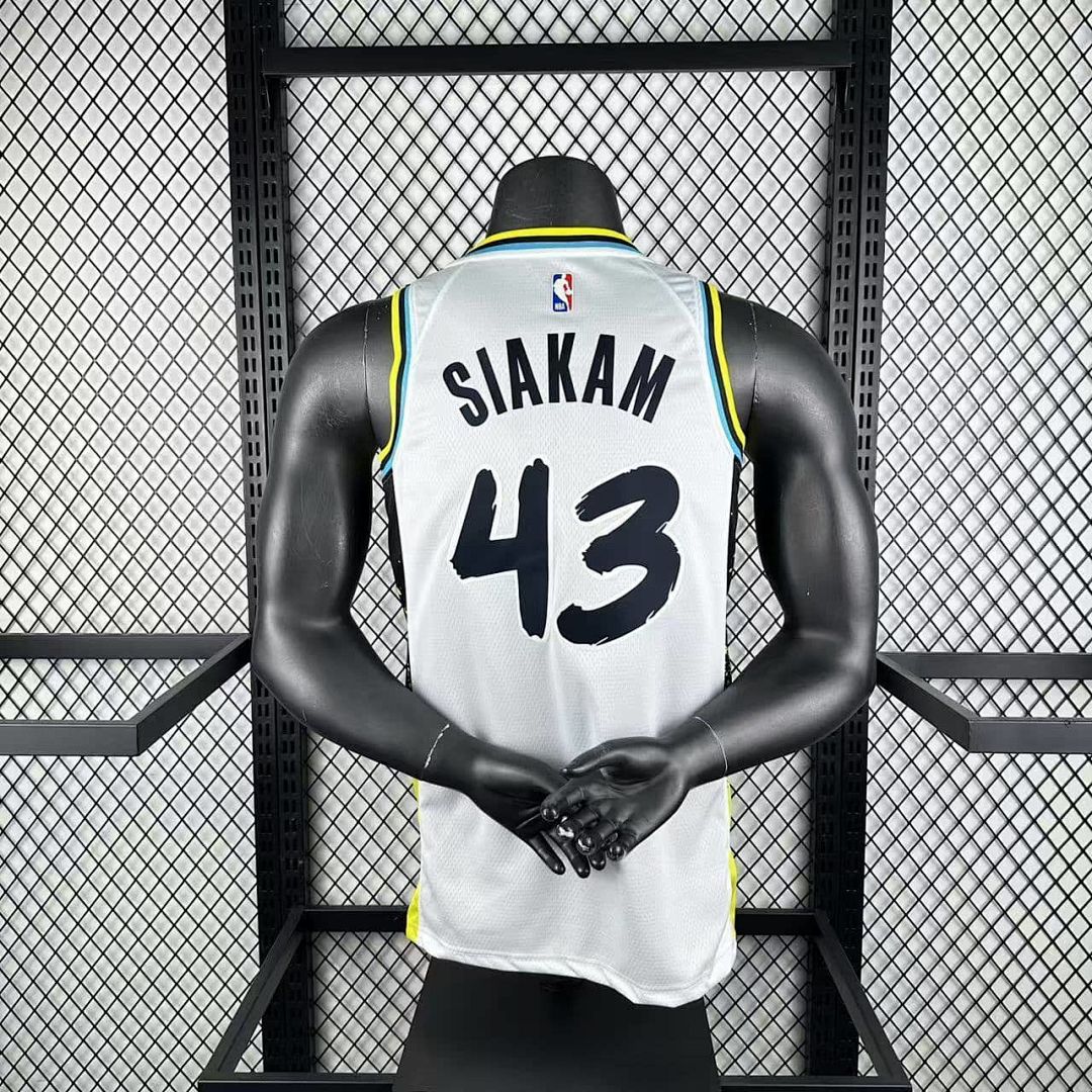 2025 Indiana Pacers Siakam #43 City Edition NBA Jersey 4
