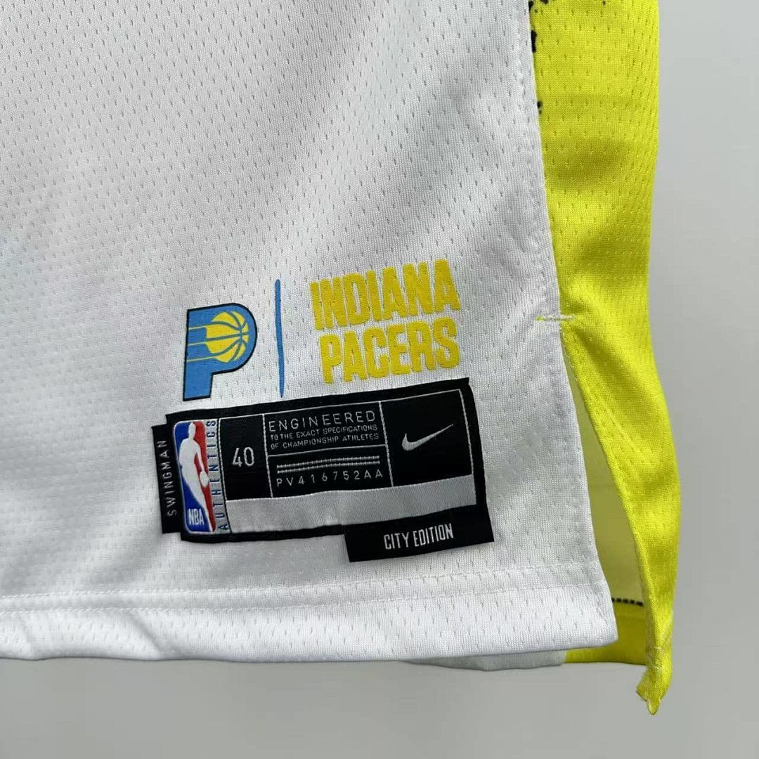 2025 Indiana Pacers Haliburton #0 City Edition NBA Jersey 8