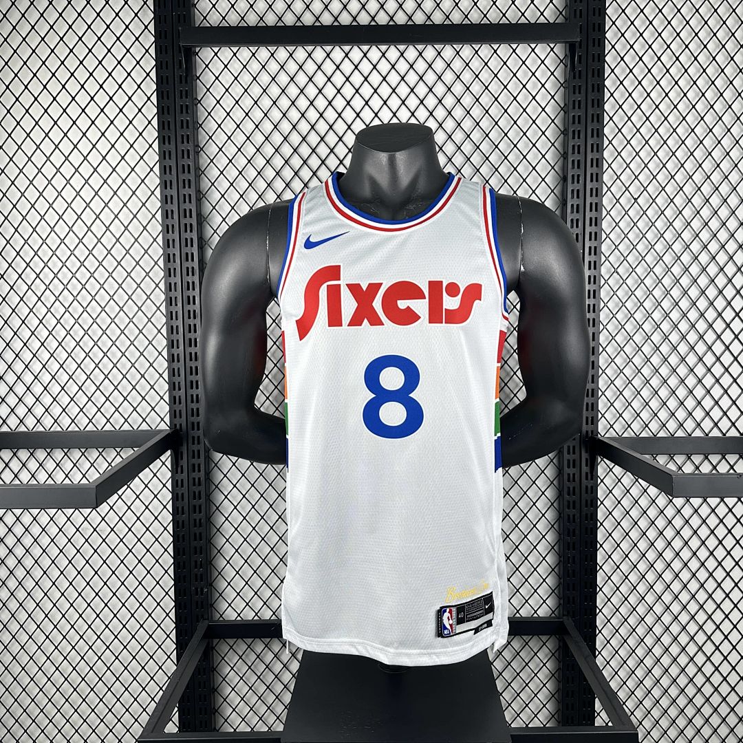 2025 Philadelphia 76ers George #8 City Edition NBA Jersey