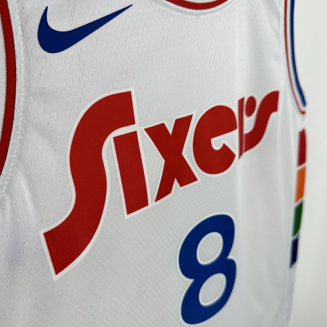 2025 Philadelphia 76ers George #8 City Edition NBA Jersey 8