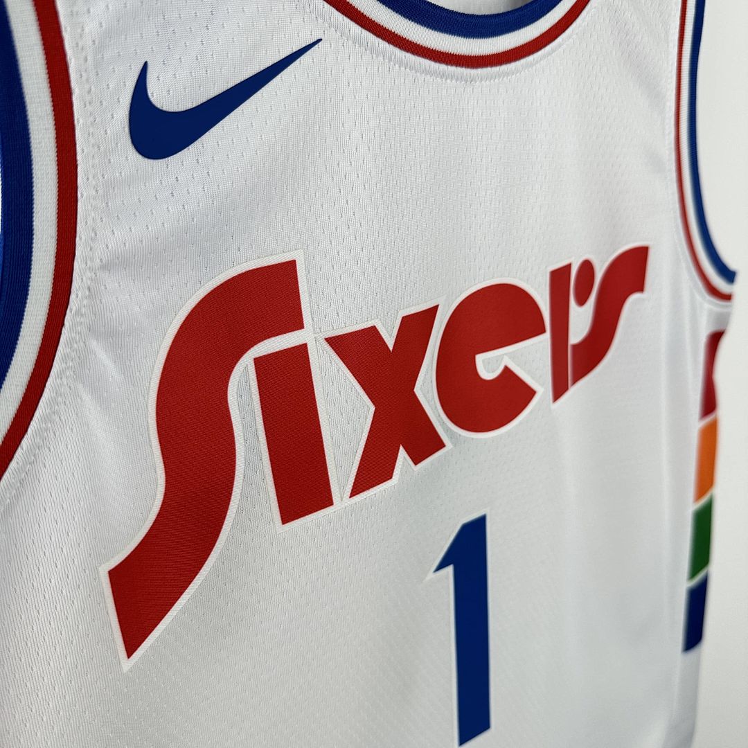 2025 Philadelphia 76ers Harden #1 City Edition NBA Jersey 8