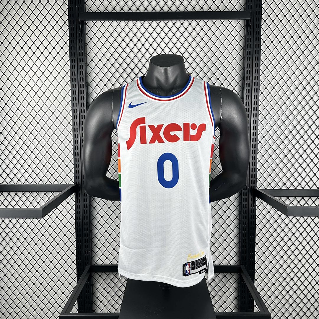 2025 Philadelphia 76ers Maxey #0 City Edition NBA Jersey