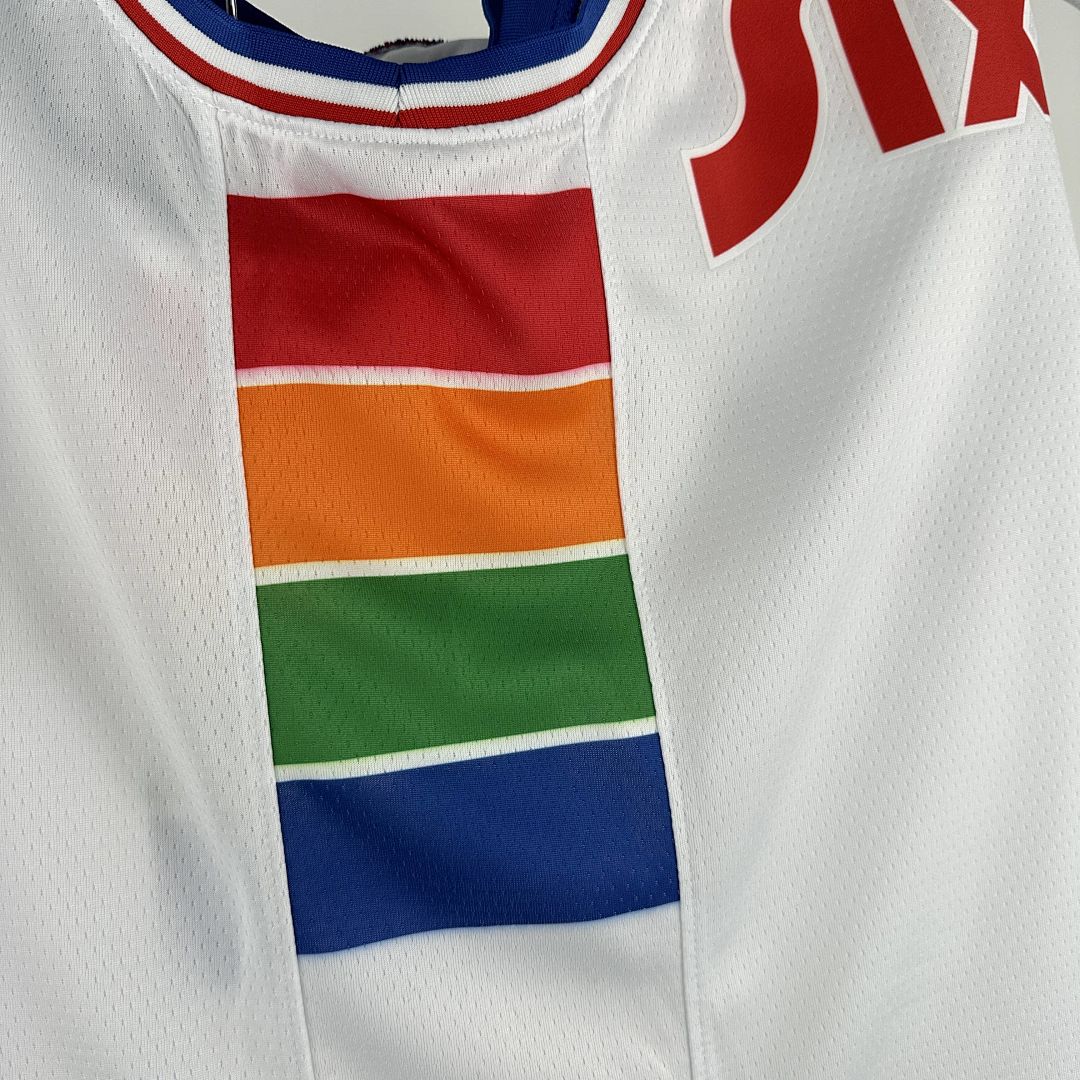 2025 Philadelphia 76ers Maxey #0 City Edition NBA Jersey 6