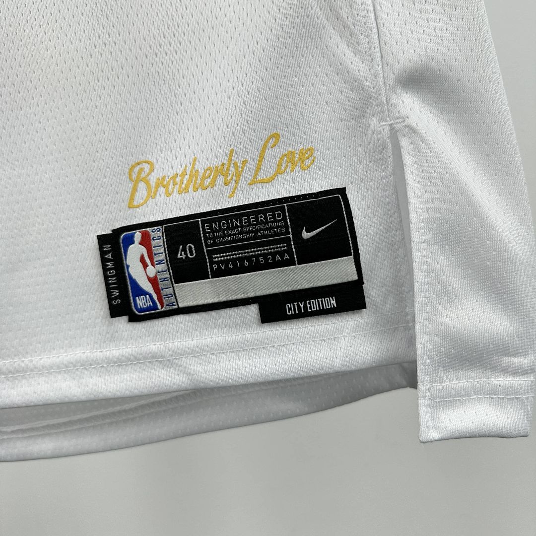 2025 Philadelphia 76ers Maxey #0 City Edition NBA Jersey 7