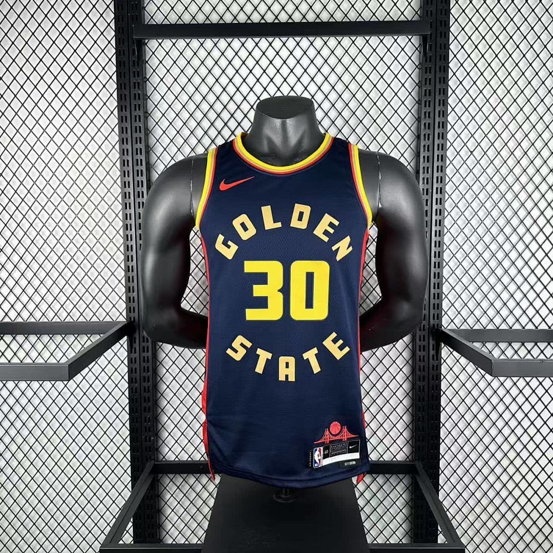 2025 Golden State Warriors Curry #30 City Edition NBA Jersey