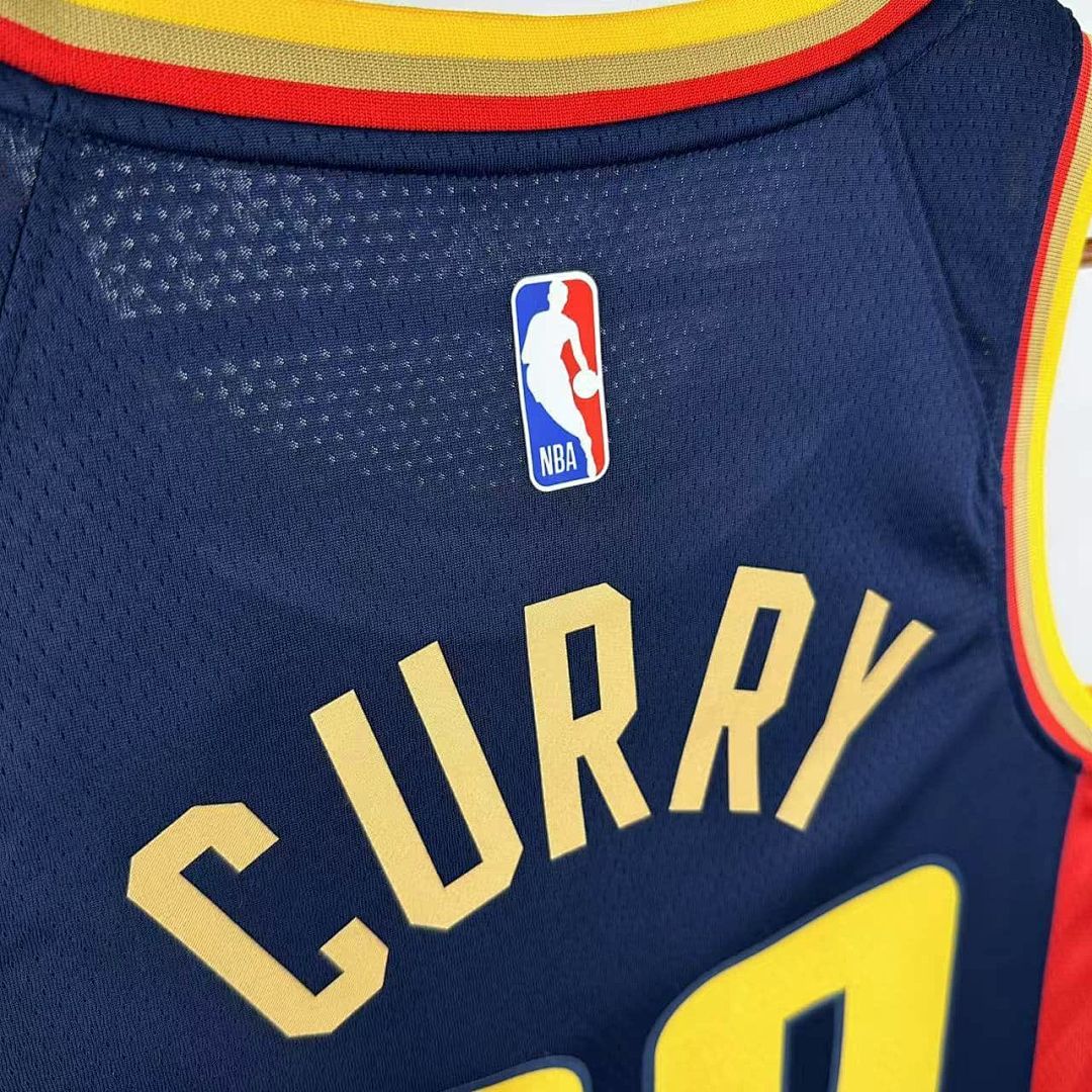 2025 Golden State Warriors Curry #30 City Edition NBA camiseta 10