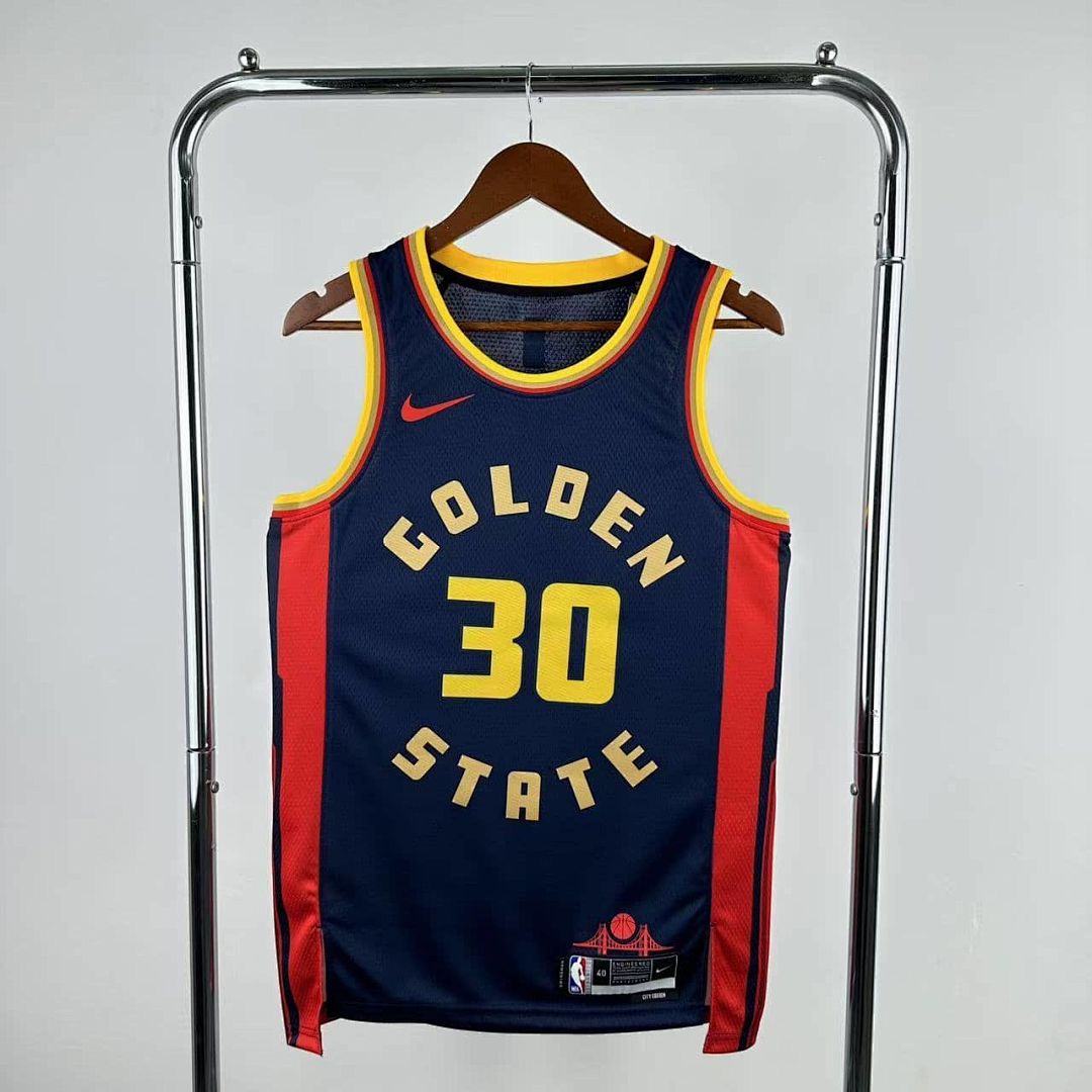 2025 Golden State Warriors Curry #30 City Edition NBA camiseta 2