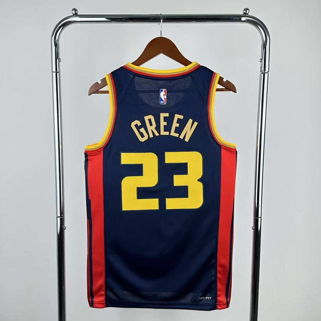 2025 Golden State Warriors Green #23 City Edition NBA Jersey 3