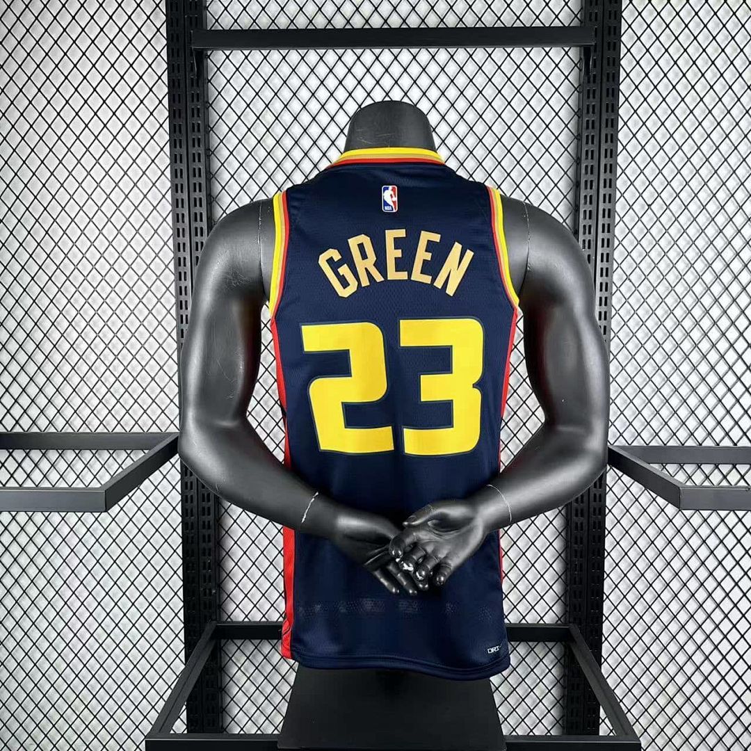 2025 Golden State Warriors Green #23 City Edition NBA Jersey 4