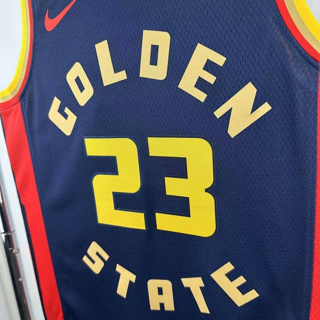 2025 Golden State Warriors Green #23 City Edition NBA Jersey 5