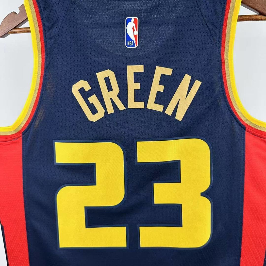 2025 Golden State Warriors Green #23 City Edition NBA Jersey 9