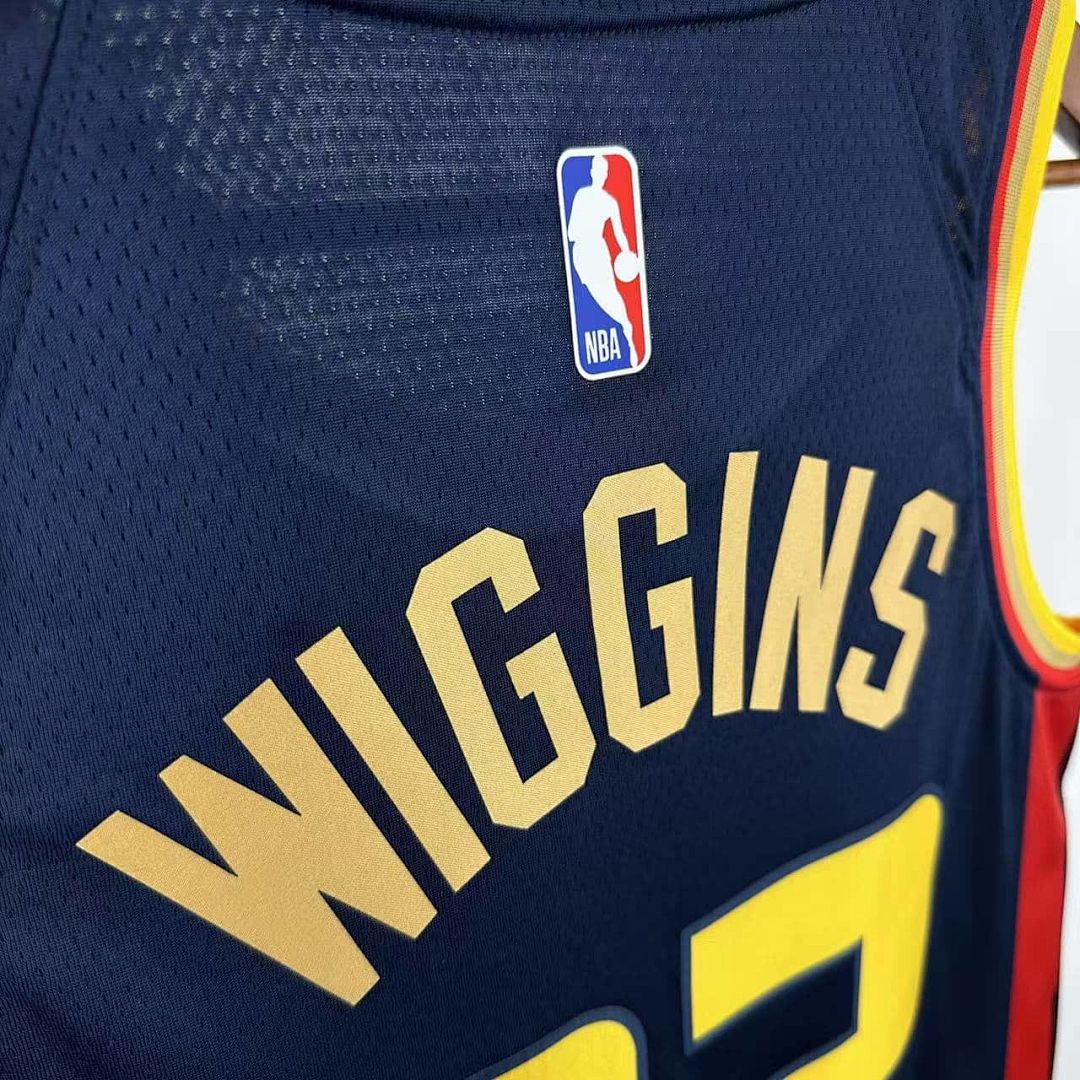 2025 Golden State Warriors Wiggins #22 City Edition NBA Jersey 10