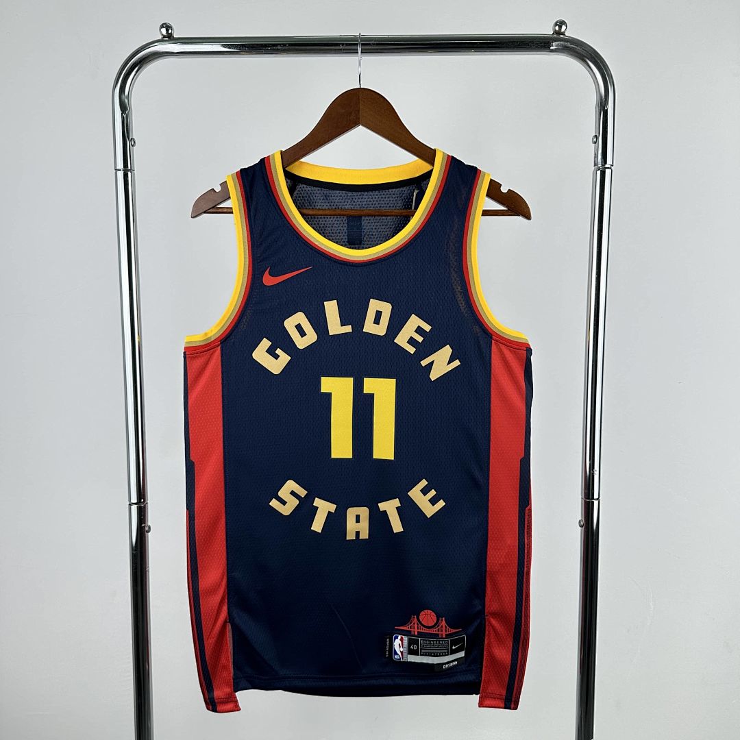 2025 Golden State Warriors Thompson #11 City Edition NBA Jersey 10