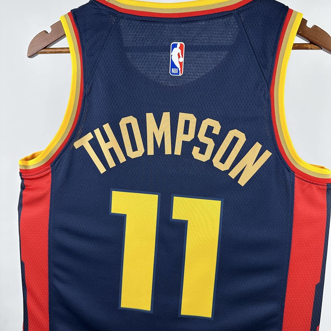 2025 Golden State Warriors Thompson #11 City Edition NBA Jersey 5