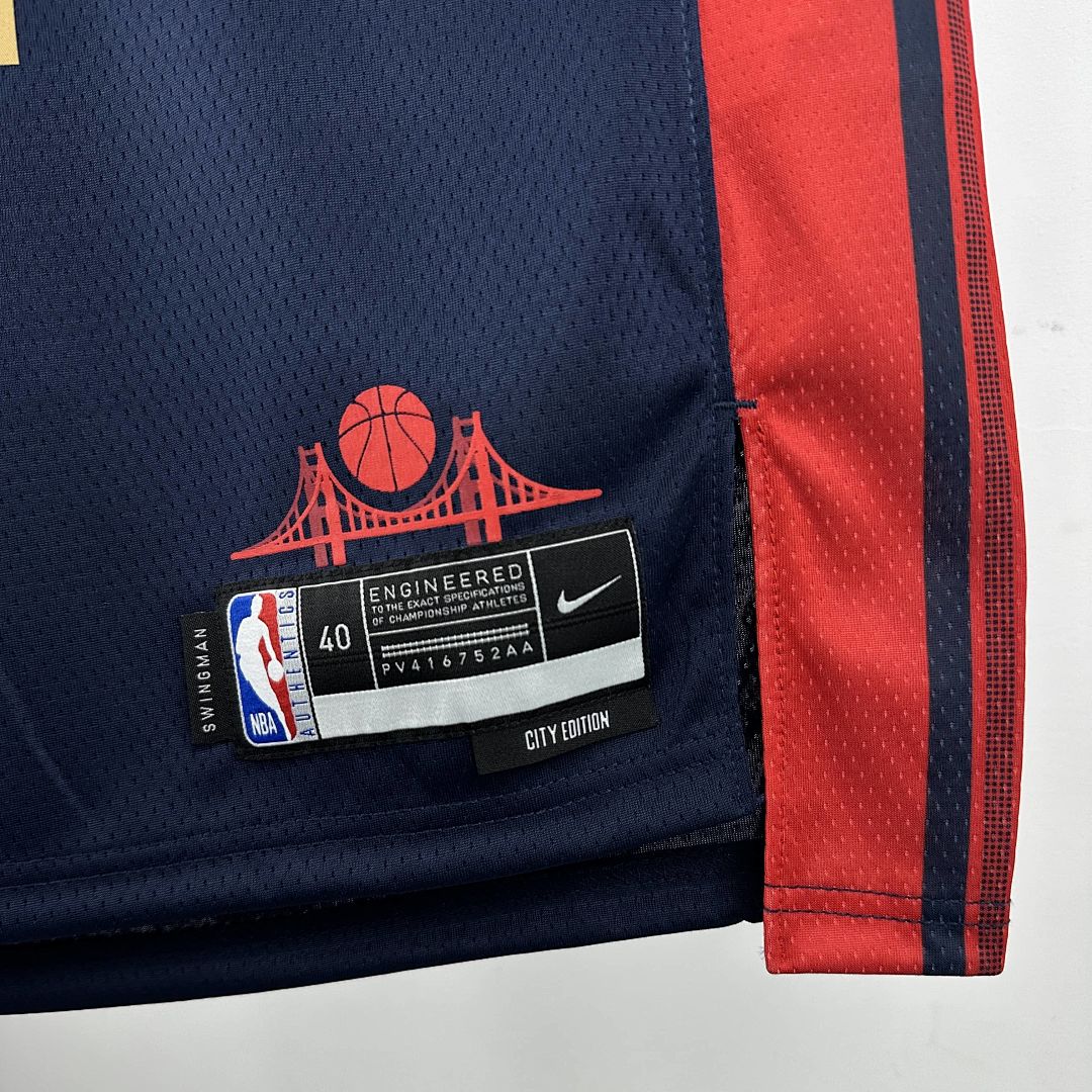 2025 Golden State Warriors Thompson #11 City Edition NBA Jersey 6