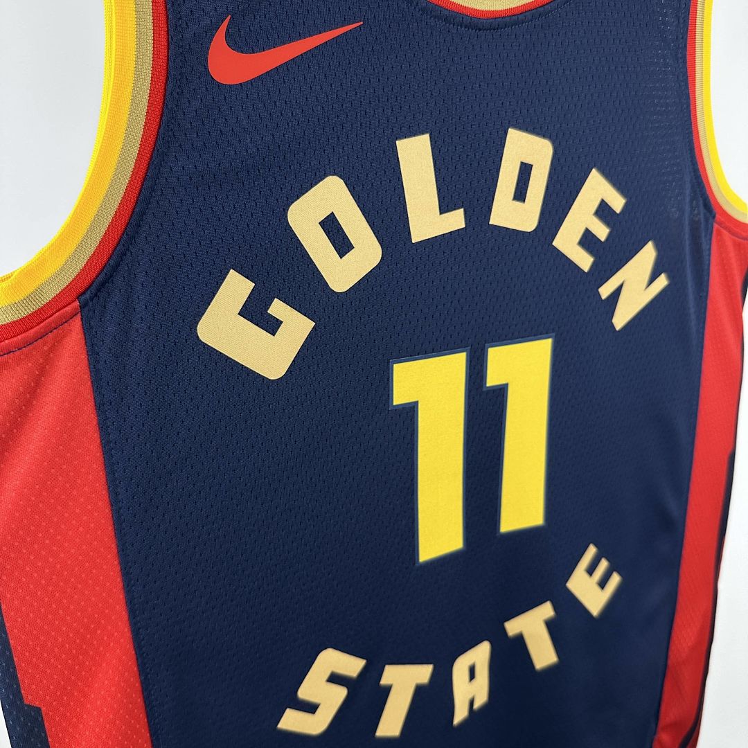 2025 Golden State Warriors Thompson #11 City Edition NBA Jersey 7