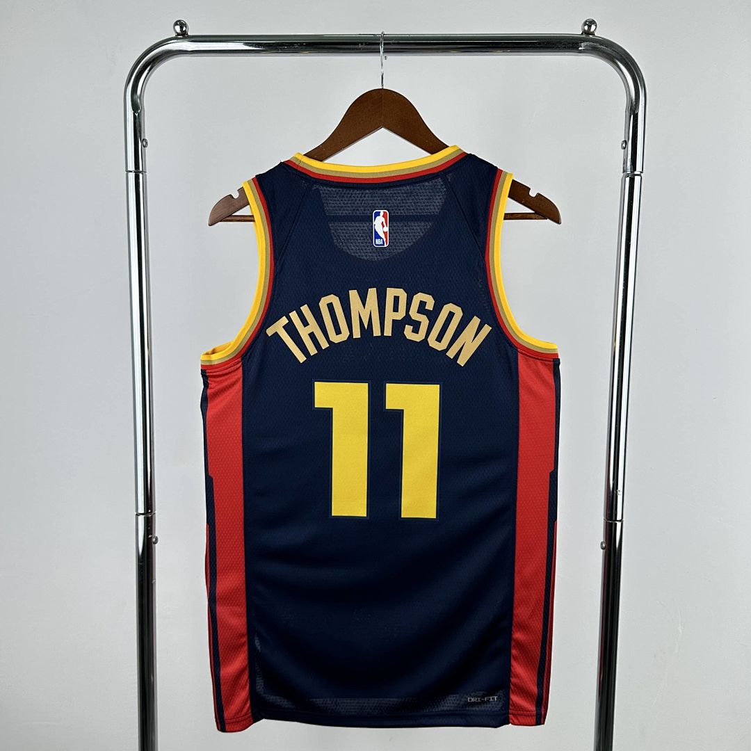 2025 Golden State Warriors Thompson #11 City Edition NBA Jersey 9