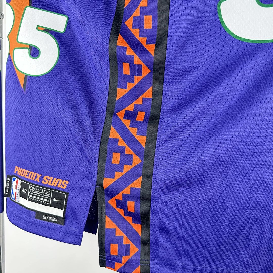 2025 Phoenix Suns Durant #35 City Edition NBA Jersey 6
