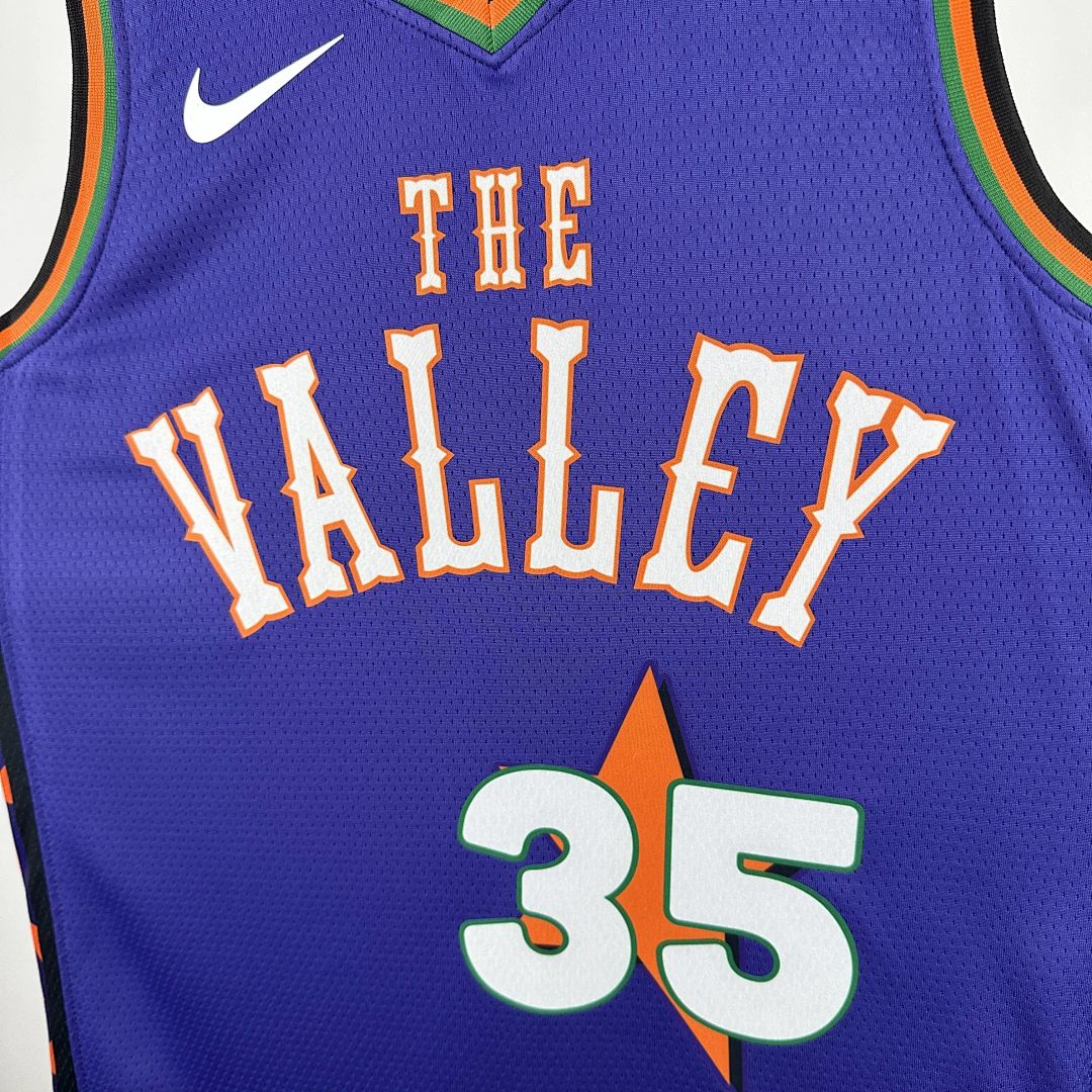 2025 Phoenix Suns Durant #35 City Edition NBA Jersey 8