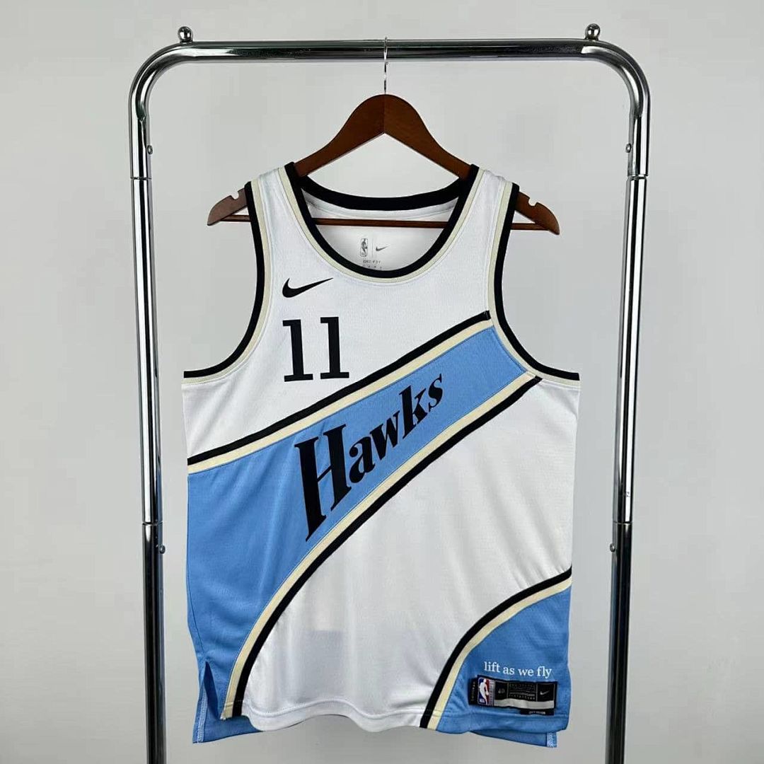 2025 Atlanta Hawks Young #11 City Edition NBA Jersey 10