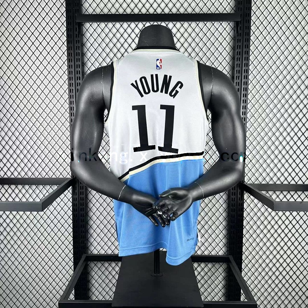 2025 Atlanta Hawks Young #11 City Edition NBA Jersey 2