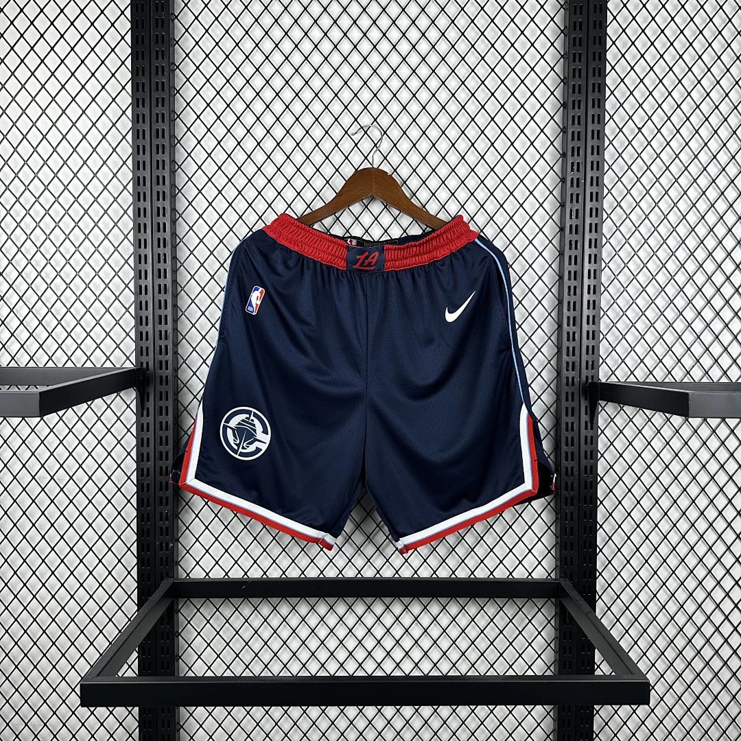 2025 LA Clippers Blue Shorts NBA Jersey
