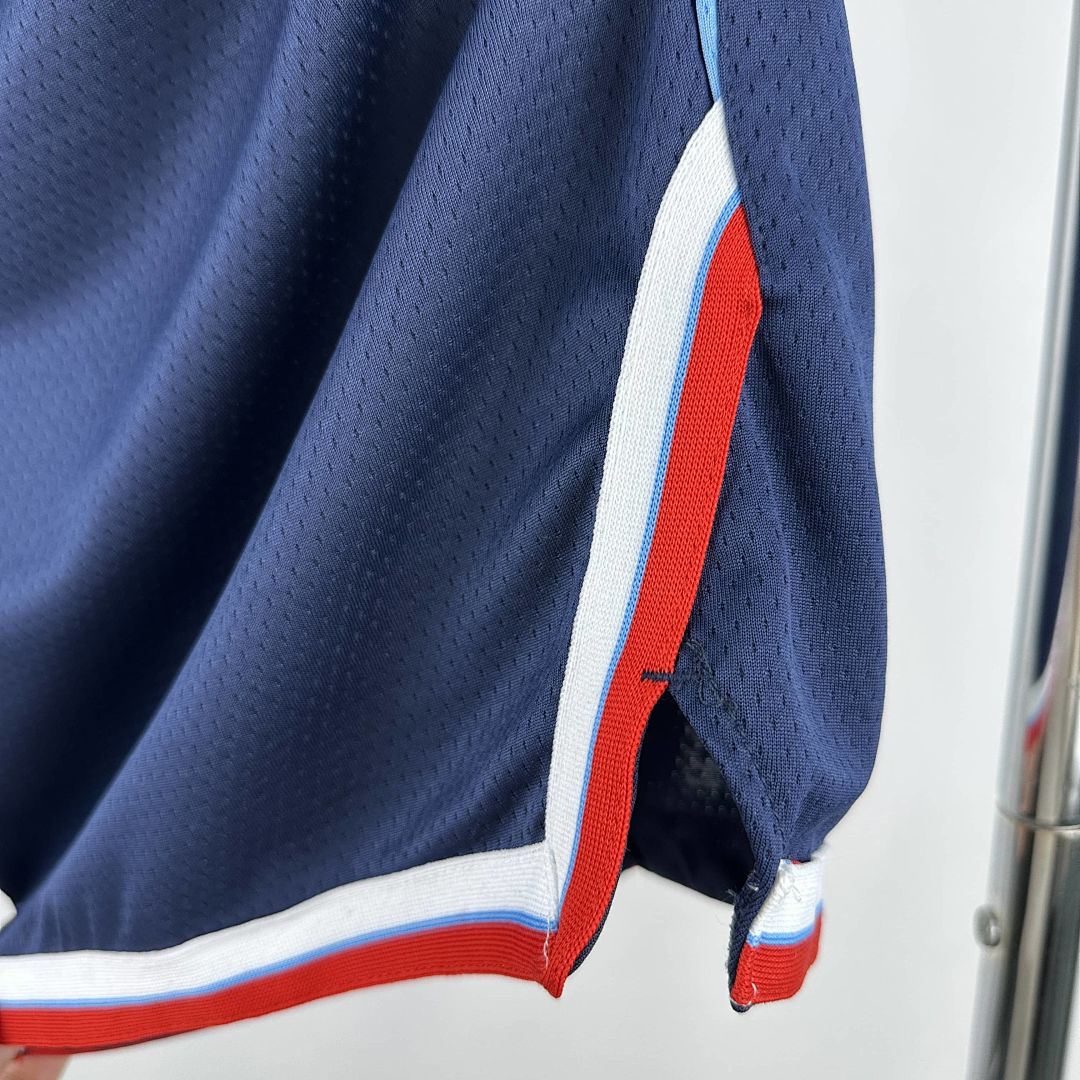 2025 LA Clippers Blue Shorts NBA Jersey 4