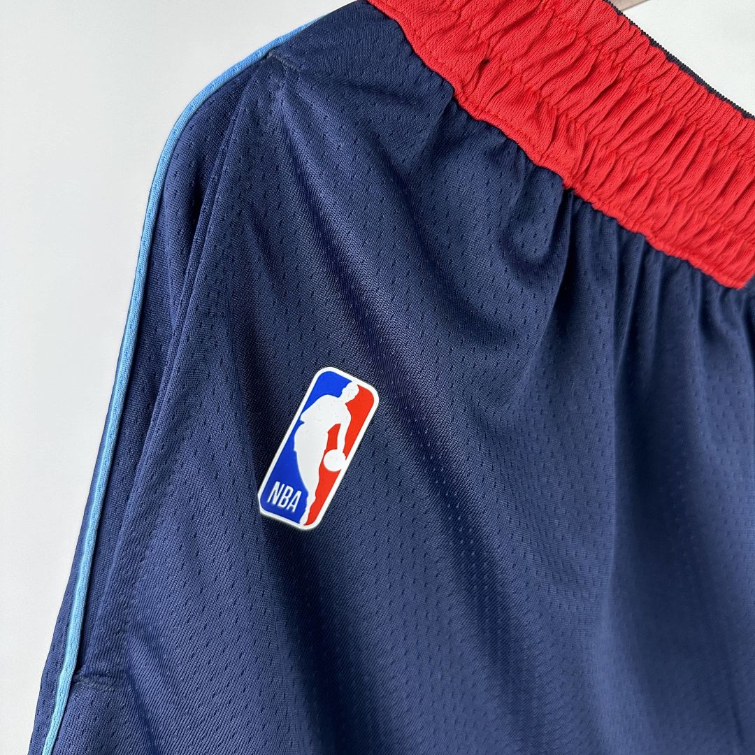 2025 LA Clippers Blue Shorts NBA Jersey 8