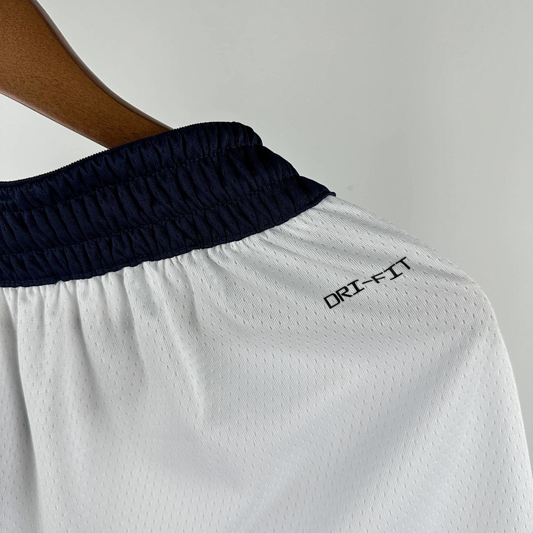 2025 LA Clippers White Shorts NBA Jersey 4
