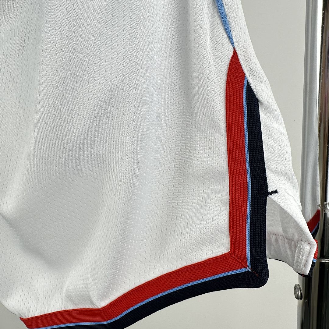 2025 LA Clippers White Shorts NBA Jersey 5